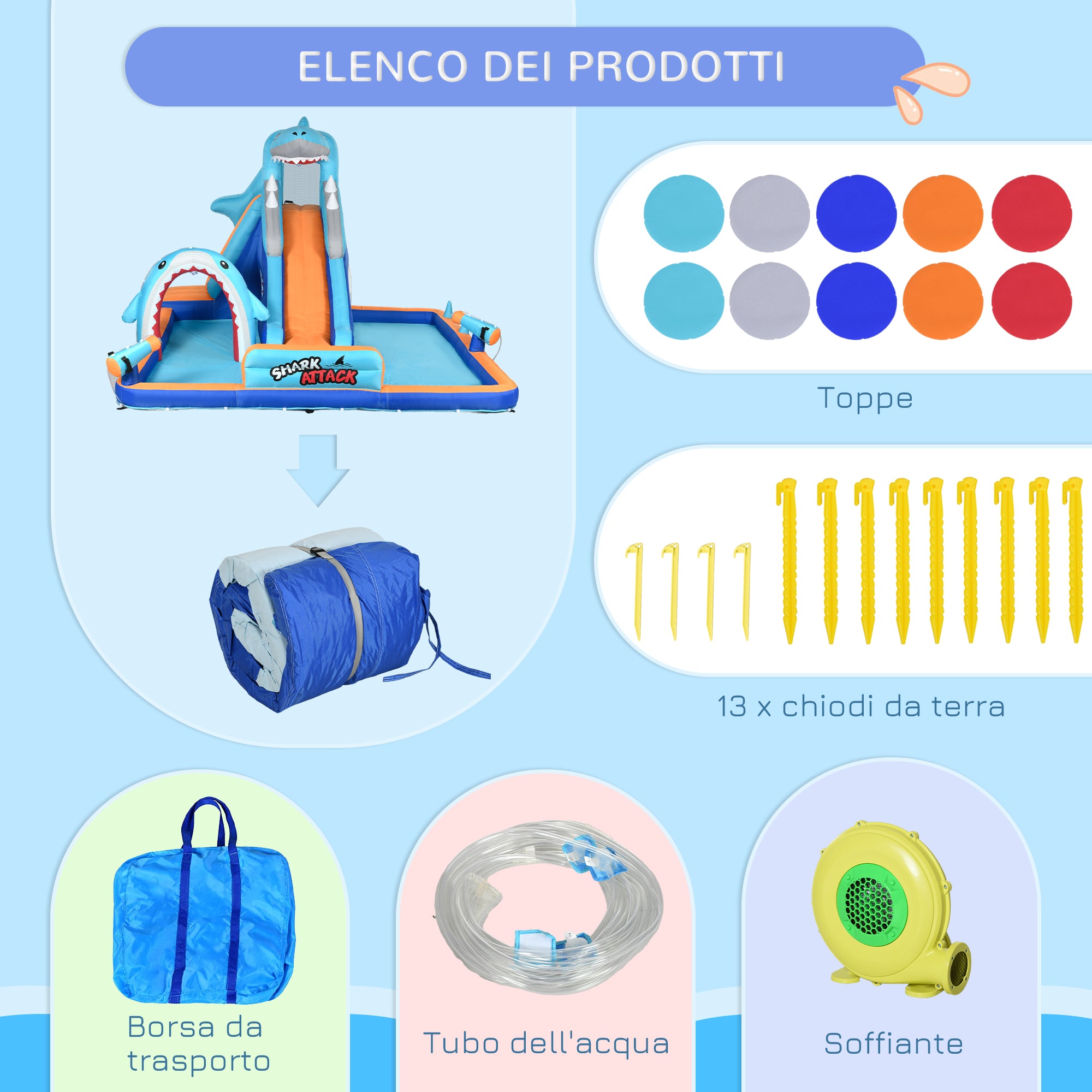 Exciting Bouncy Castle with Inflator, Slide, Pool, and Climbing Wall - Perfect for Children 3-8 Years - Borgè