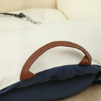 PawHut Car Seat for Small Dogs with Safety Leash, Removable and Washable, Blue