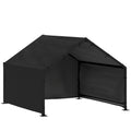 PawHut Outdoor Oxford Fabric Dog Kennel for Small, Medium and Large Dogs, 125 x 110 x 93 cm, Black