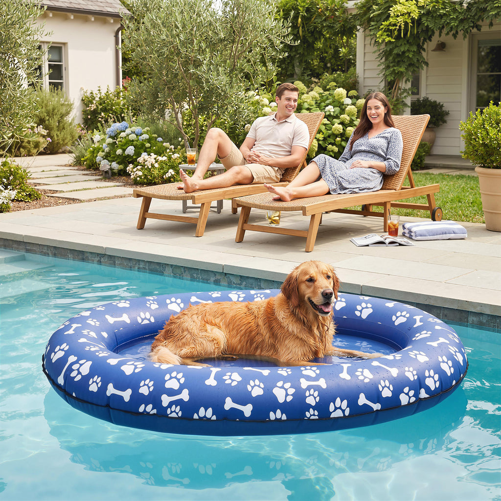 PawHut Inflatable Dog Float for Small and Medium Dogs