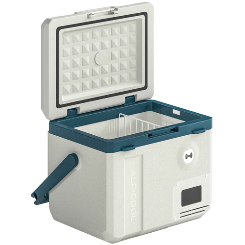 Outsunny 19L Car Compressor Refrigerator, App Control Ideal for Camping.