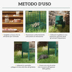 Outsunny Rat, Mice, and Nutria Cage Trap with Single Door, 60x18x20cm, Green