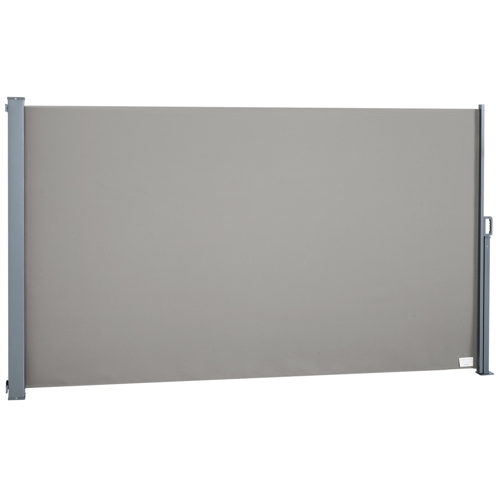 3x1.6m Aluminum and Waterproof Anti-UV Polyester Side and Roll-Up Awning for Wind/Privacy