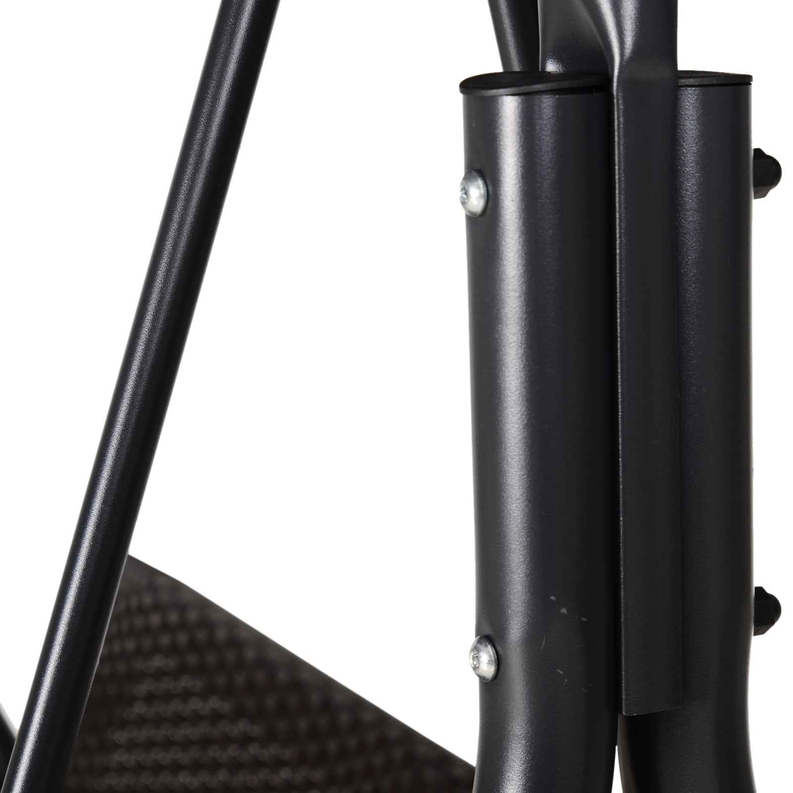 Outsunny 2-Seater Garden Swing with Adjustable Canopy, 140x110x151 cm, Brown and Grey