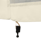 Outsunny Universal Replacement Gazebo Mosquito Net with Zippers, 335x207cm - Black and Beige