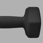 SPORTNOW Set of 2 Hexagonal Dumbbells weighing 2x5 kg in Metal and Plastic with Non-Slip Grip, 20x9x9 cm, Black