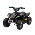 Electric Quad Bike for Children 18-36 Months with 6V Rechargeable Battery, 72x40x45.5 cm, Black