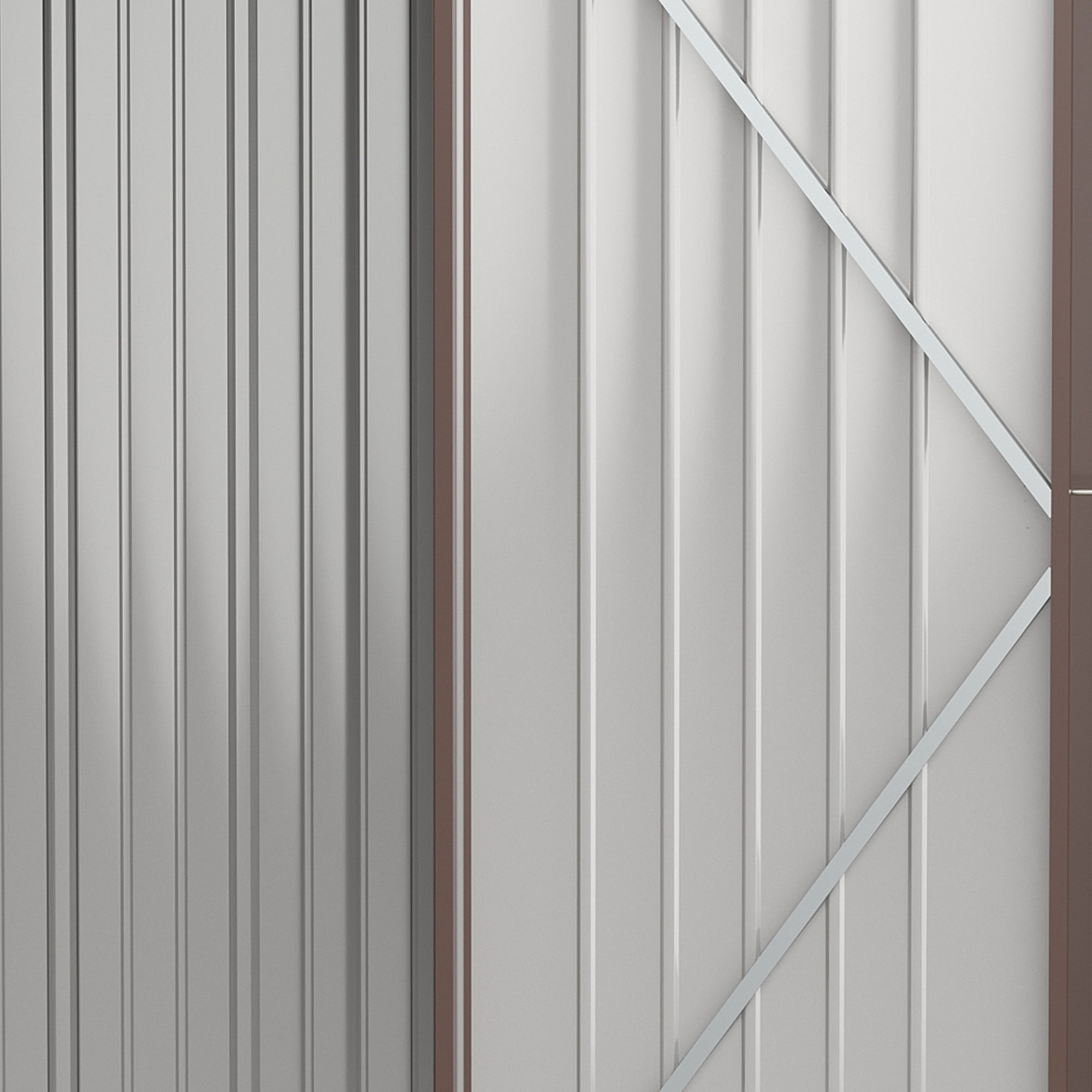 OUTSUNY GARDEN CASETTA IN STEEL Tool holder with bolt, 161.5x94.5x196cm, brown - Borgè