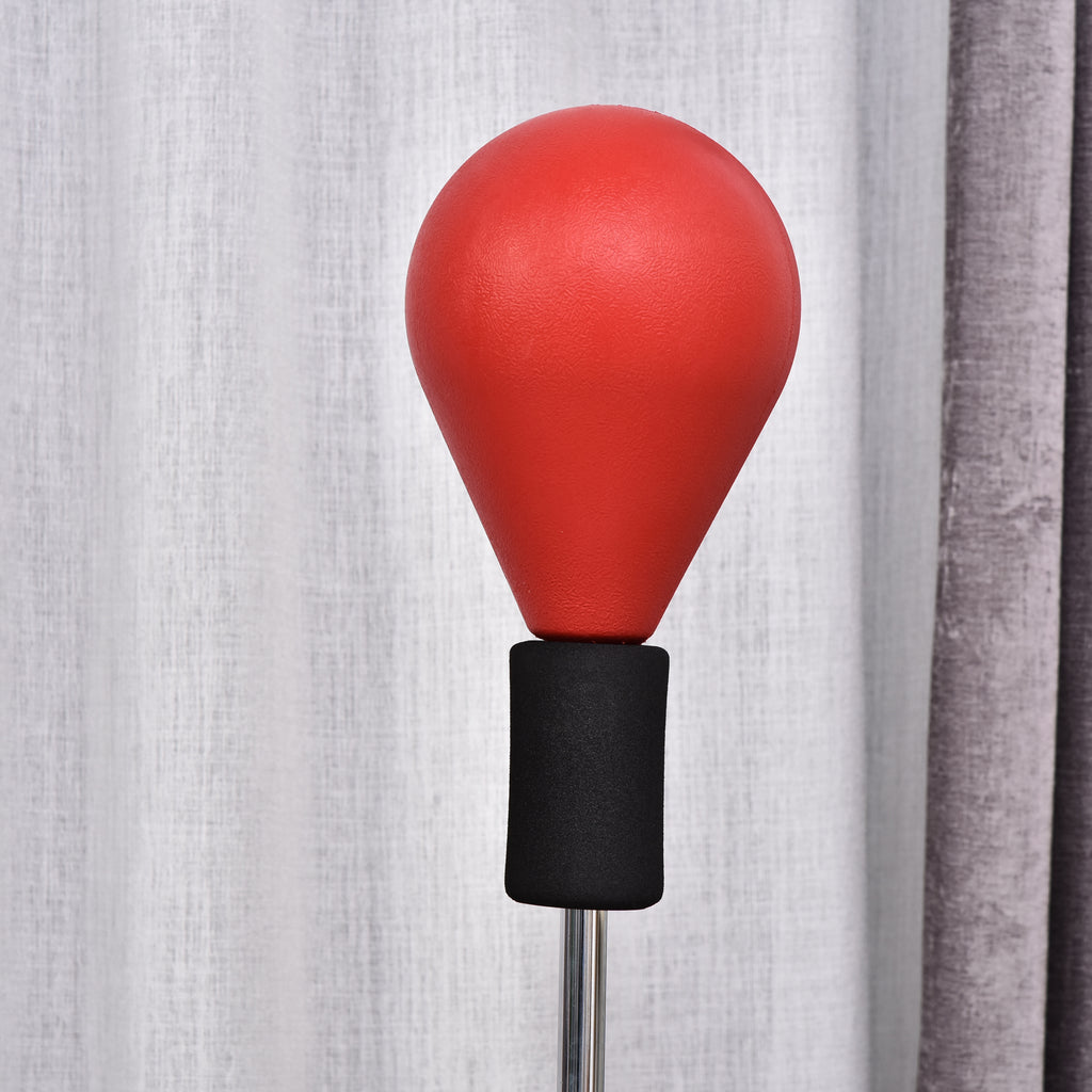 Punching Ball with Adjustable Height and Gloves Included, Ф48x136-154cm, Red