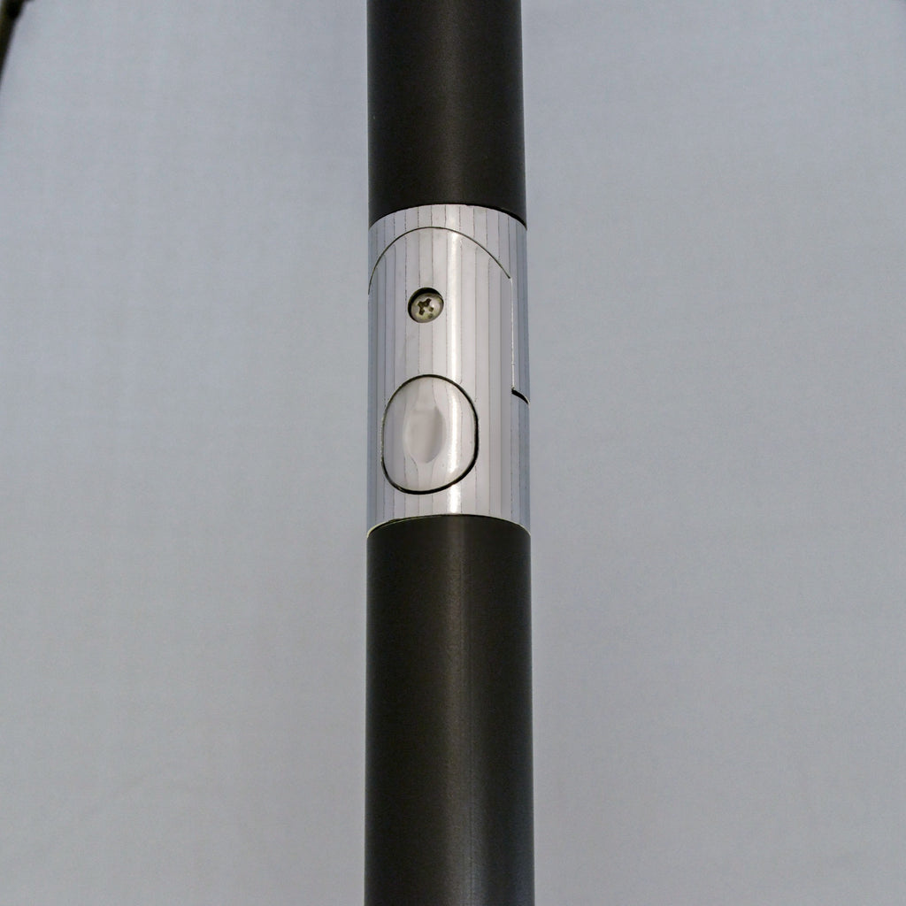 Garden and Terrace Umbrella 2.5x2.5 m with Crank and 18 Ribs and Tiltable, Grey