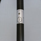 Garden and Terrace Umbrella 2.5x2.5 m with Crank and 18 Ribs and Tiltable, Grey