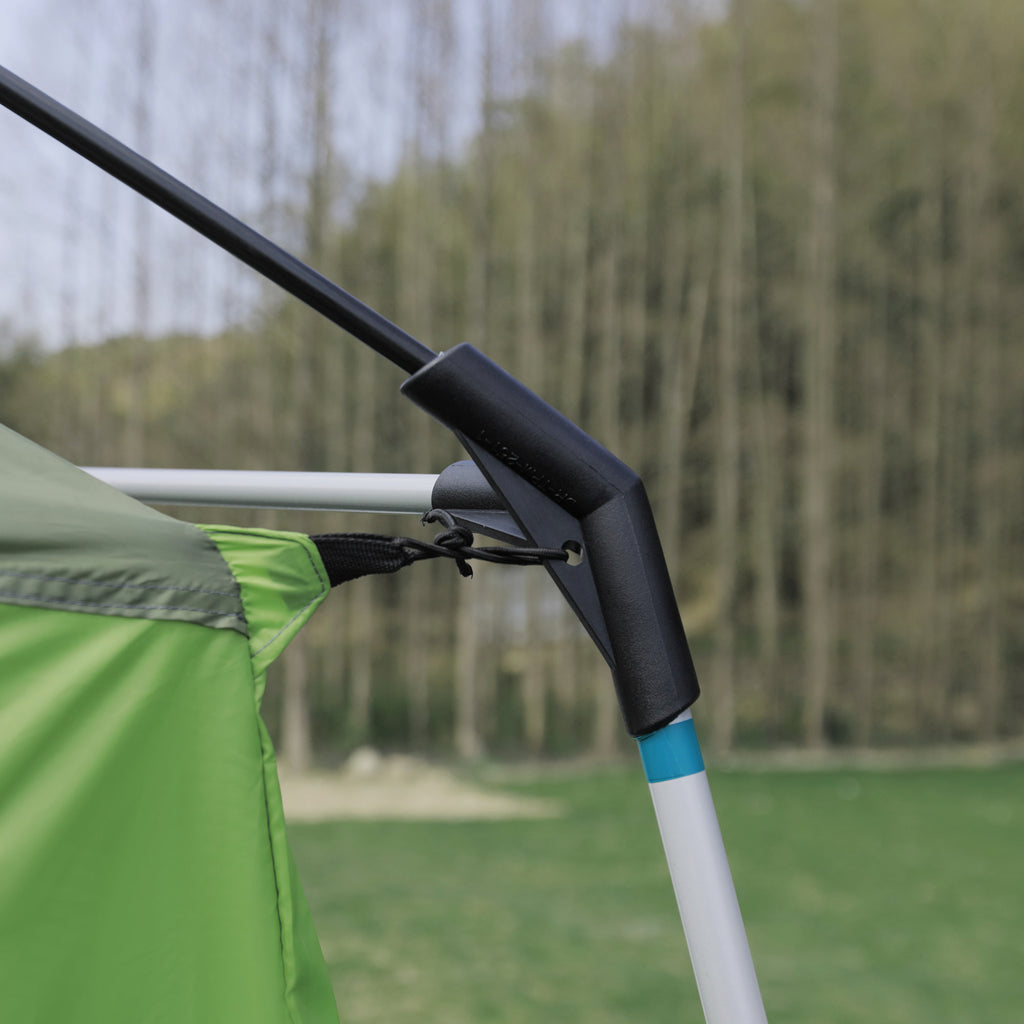 Camping Tent with Veranda, Family Tent for 8 People, Polyester, 405x305x225cm