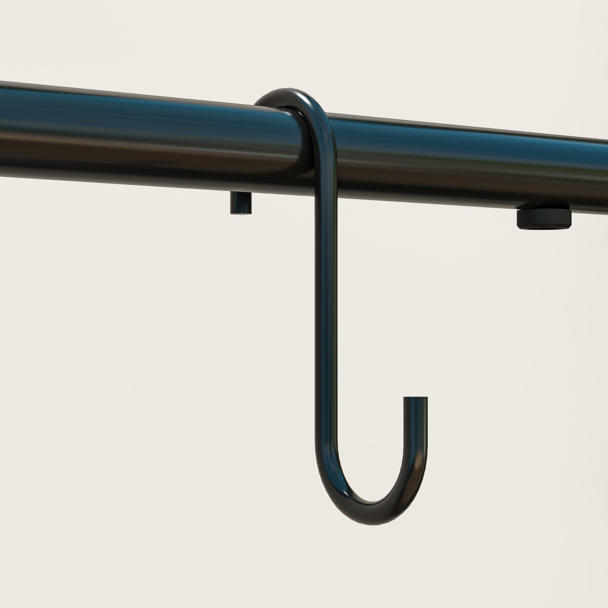 Outsunny 3-Tier Plant Stand with 3 Hooks, Metal, 162x221.5x163 cm, Black