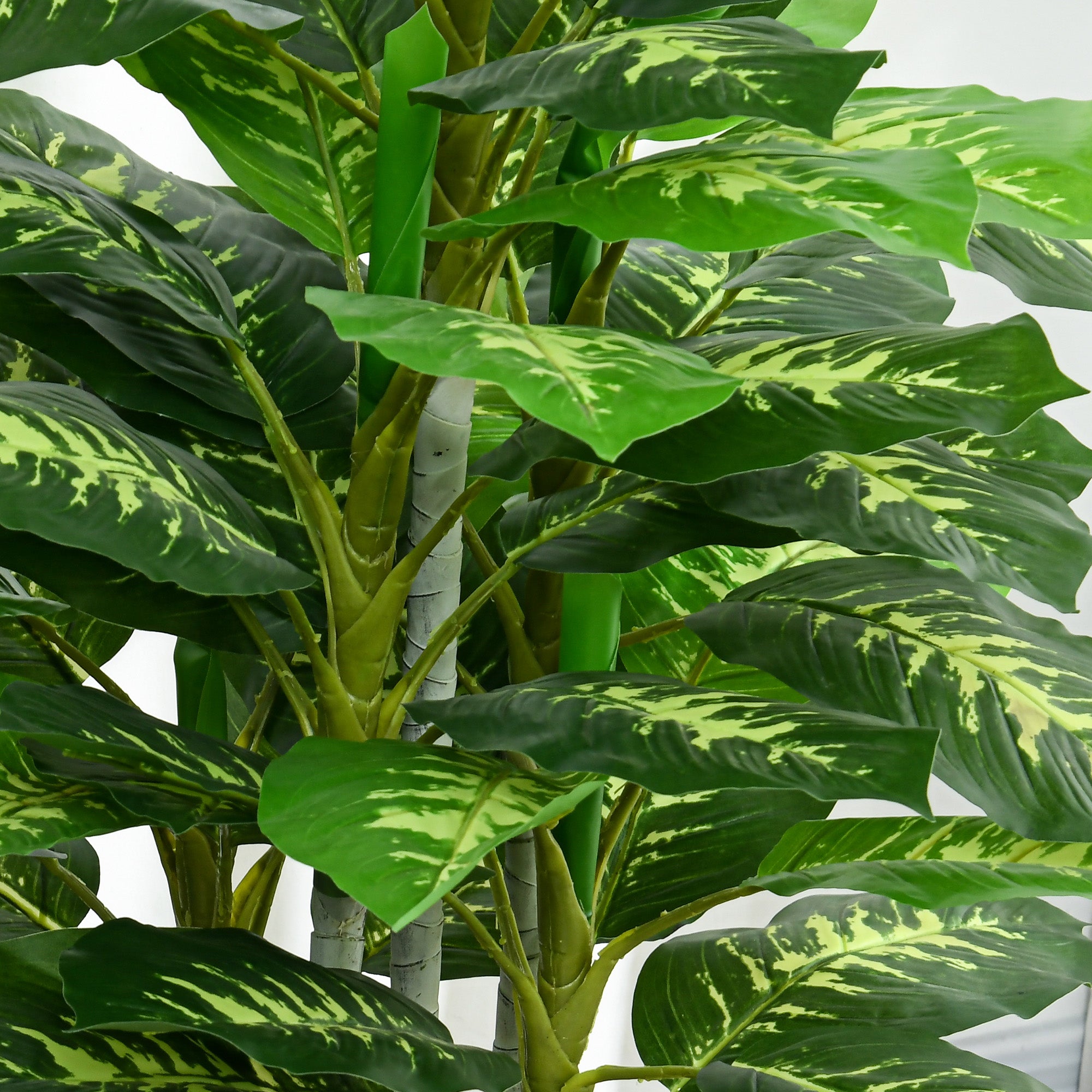 Decorative Artificial Plant 120 cm Tall with Black Pot for Indoor and Outdoor