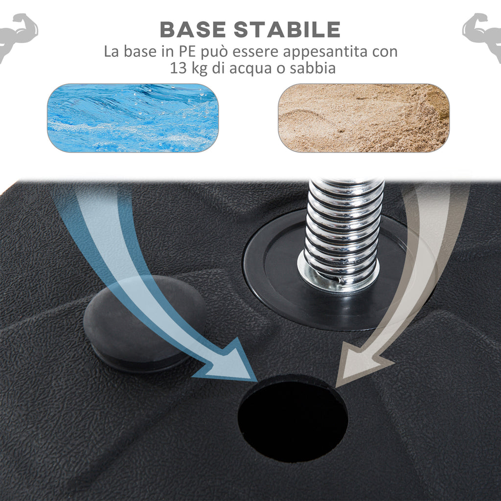 Height Adjustable Floor Punching Ball with Boxing Gloves and Fillable Base, 43x43x126-144 cm, Red