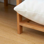HOMCOM Bamboo Coat Rack with 6-Tier Shelf and Coat Hook, 90x30x145 cm, Natural Wood