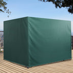 Garden Swing Cover Waterproof Anti-UV Anti-Mold with PE Fixing 215x155x150cm Green