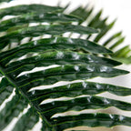 HOMCOM Artificial Palm Tree with 18 Leaves and Pot Included for Indoors, Height 85 cm, Green