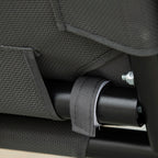 SIERA | 2-Seater Swing with Adjustable Canopy and Cushions, in Steel and Polyester, 144x117x173 cm, Grey