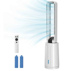 Evaporative Air Cooler with 15H Timer, 109.5 cm, White