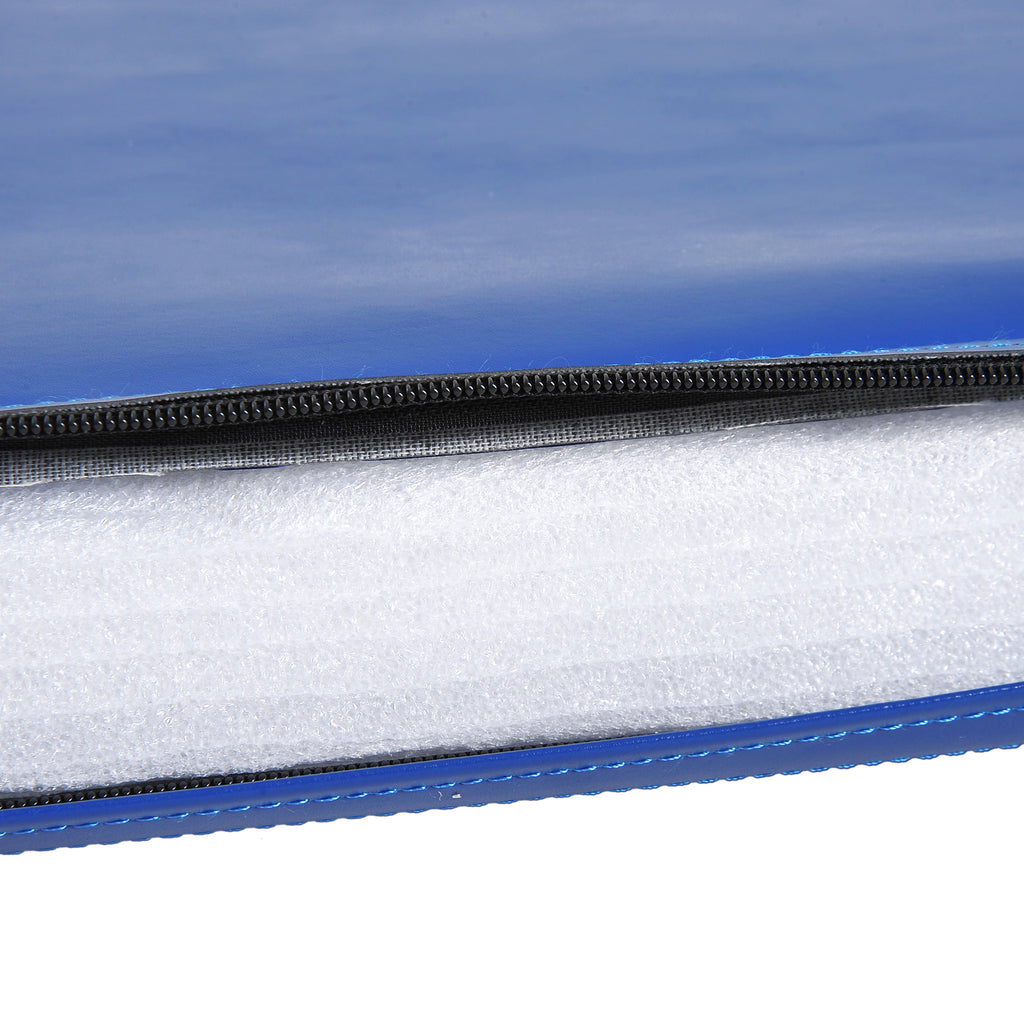 Foldable Gymnastics Mat, 5cm Thick and Non-Slip Fitness Mat, 180x60x5cm, Blue