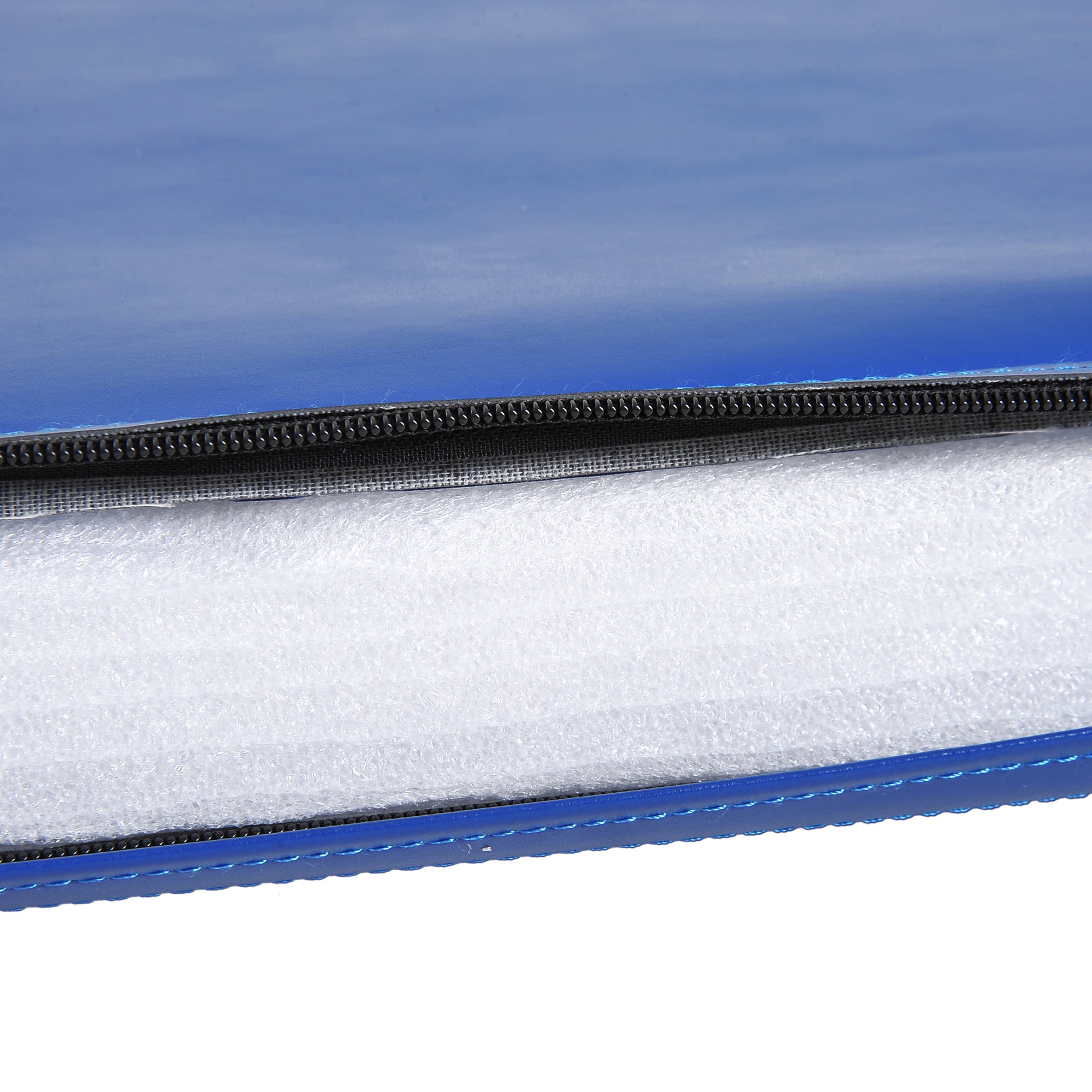 Foldable Gymnastics Mat, 5cm Thick and Non-Slip Fitness Mat, 180x60x5cm, Blue