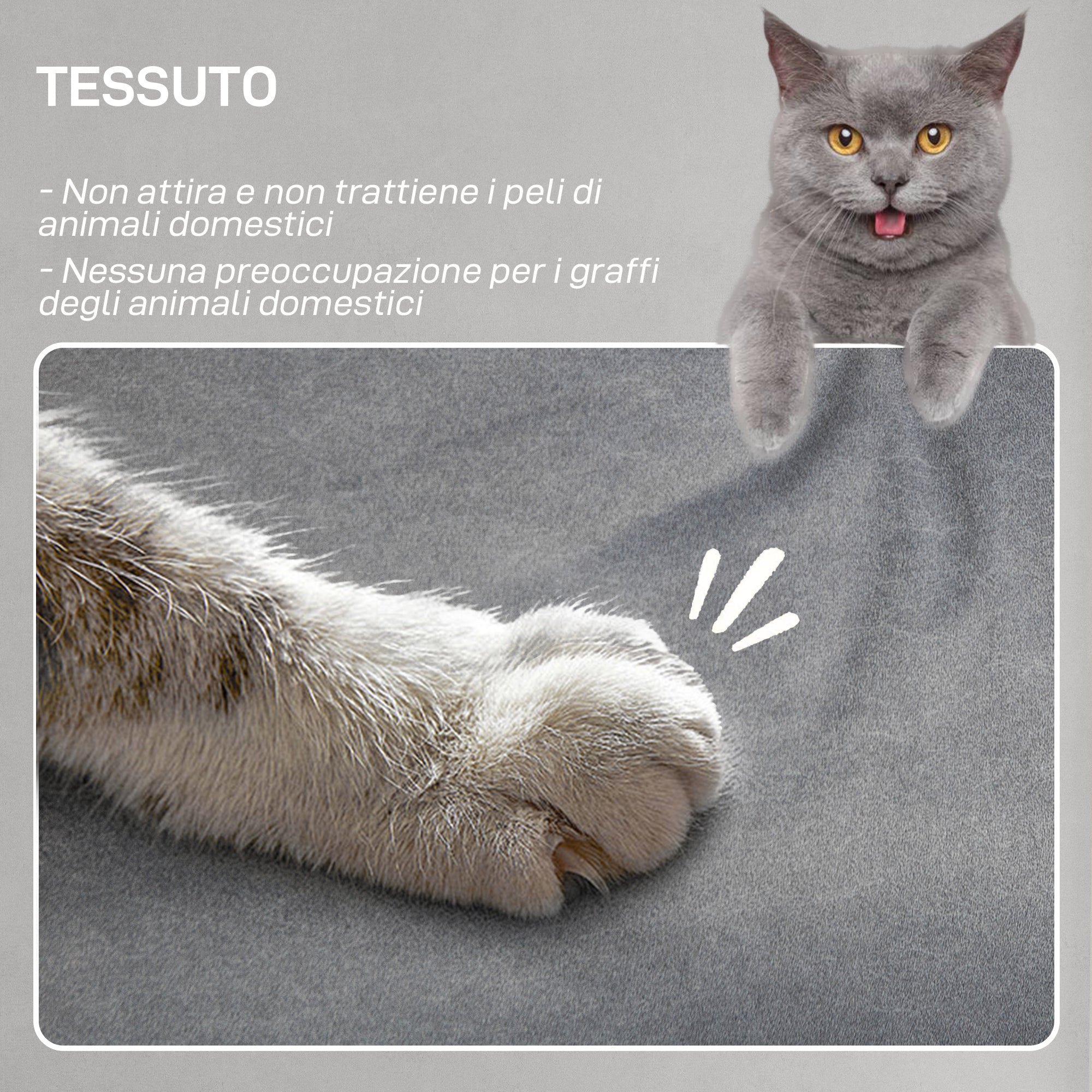 Electric Recliner Chair with Remote Control and Footrest, in Velvet Effect Fabric, 80x83x104 cm, Grey