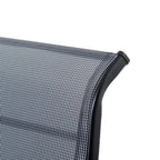 Zero Gravity Garden Lounger Set of 2, Adjustable on 9 Levels, with Cushions, 65x70x111cm, Grey - Borge' Group Limited