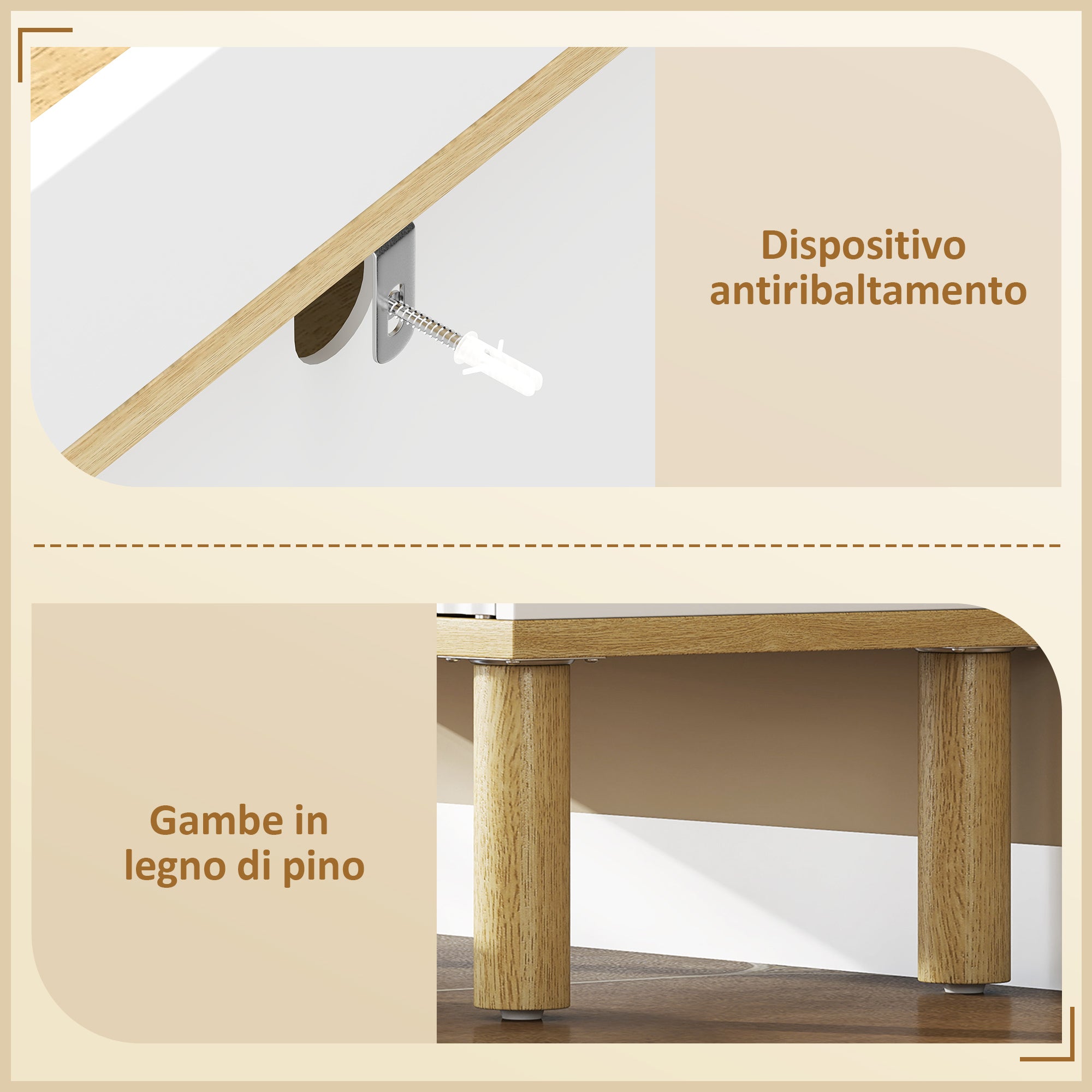 HOMCOM Narrow Bathroom Cabinet with Adjustable Shelf, White