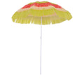 Portable Hawaiian Umbrella, Canopy Ø160cm, Waterproof, Height up to 180cm