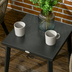 3 Piece Garden Table and Chair Set in PE Rattan and Steel with 2 Modern Chairs and 1 Coffee Table - Borge' Group Limited