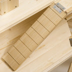 3-Tier Wooden Hamster House with Opening Roof and Transparent Wall, 115x60x55cm - Borge' Group Limited