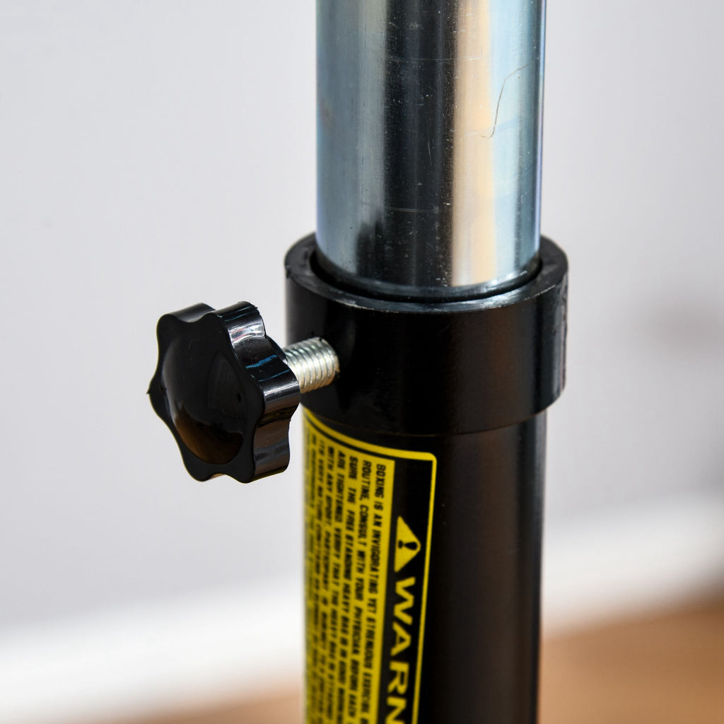 3 in 1 Free Standing Punching Bag with 2 Speedballs, Rotating Bar and Punching Bag, Height Adjustable from 160-230cm, Black