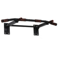Multifunctional Wall-Mounted Steel Pull-Up Bar, 94x51x18cm, Black