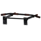 Multifunctional Wall-Mounted Steel Pull-Up Bar, 94x51x18cm, Black