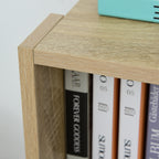 Wall-Mounted Wooden Bookcase with 3 Shelves, Anti-Tip, Non-Slip Feet, 40x29.2x87.9cm