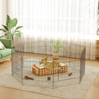 Steel Pet Cage Φ180 x 61cm Black