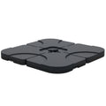 4-Piece Plastic Garden Umbrella Base Set 50 x 50 x 7.5cm