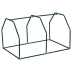 Mini Greenhouse for Garden and Balcony in PE Plastic and Steel with Zip Closure, 99x71x60 cm