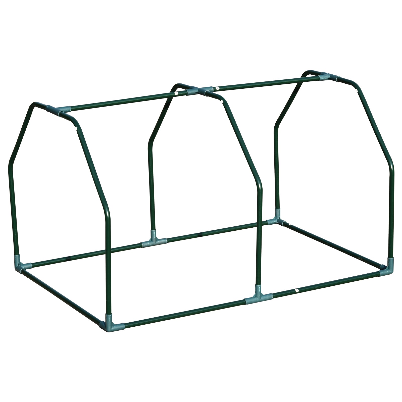 Mini Greenhouse for Garden and Balcony in PE Plastic and Steel with Zip Closure, 99x71x60 cm