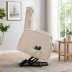 Electric Lift Massage Relax Chair, Beige