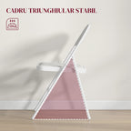 Set of 2 Folding Chairs Padded in PU Faux Leather and Metal, 45x46x78 cm, White
