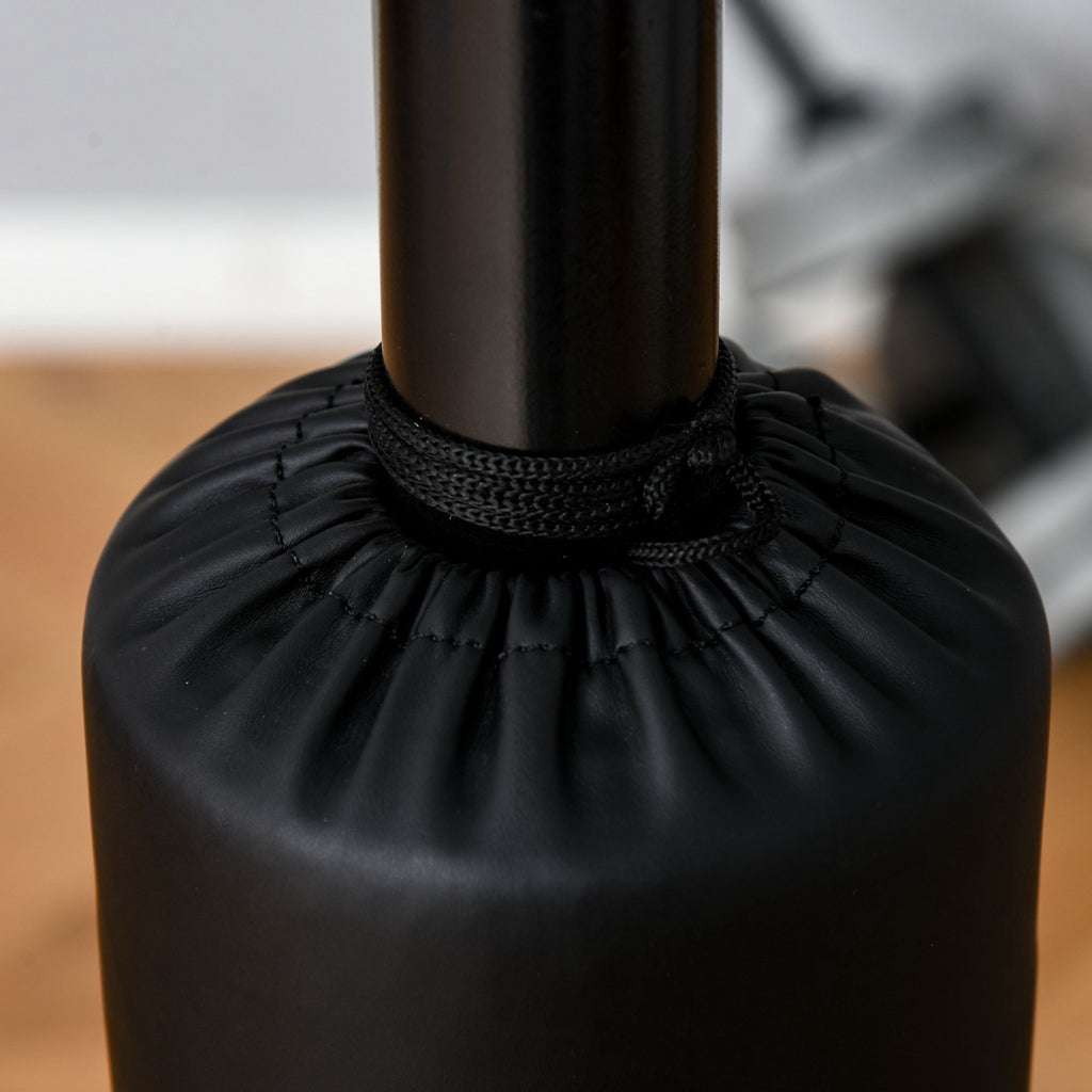 3 in 1 Free Standing Punching Bag with 2 Speedballs, Rotating Bar and Punching Bag, Height Adjustable from 160-230cm, Black