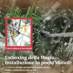 150cm Tall Snow-Covered Christmas Tree with Realistic Branches and Foldable Metal Base