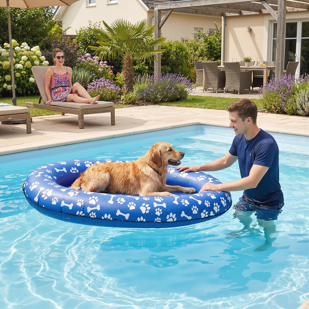 PawHut Inflatable Dog Float for Small and Medium Dogs