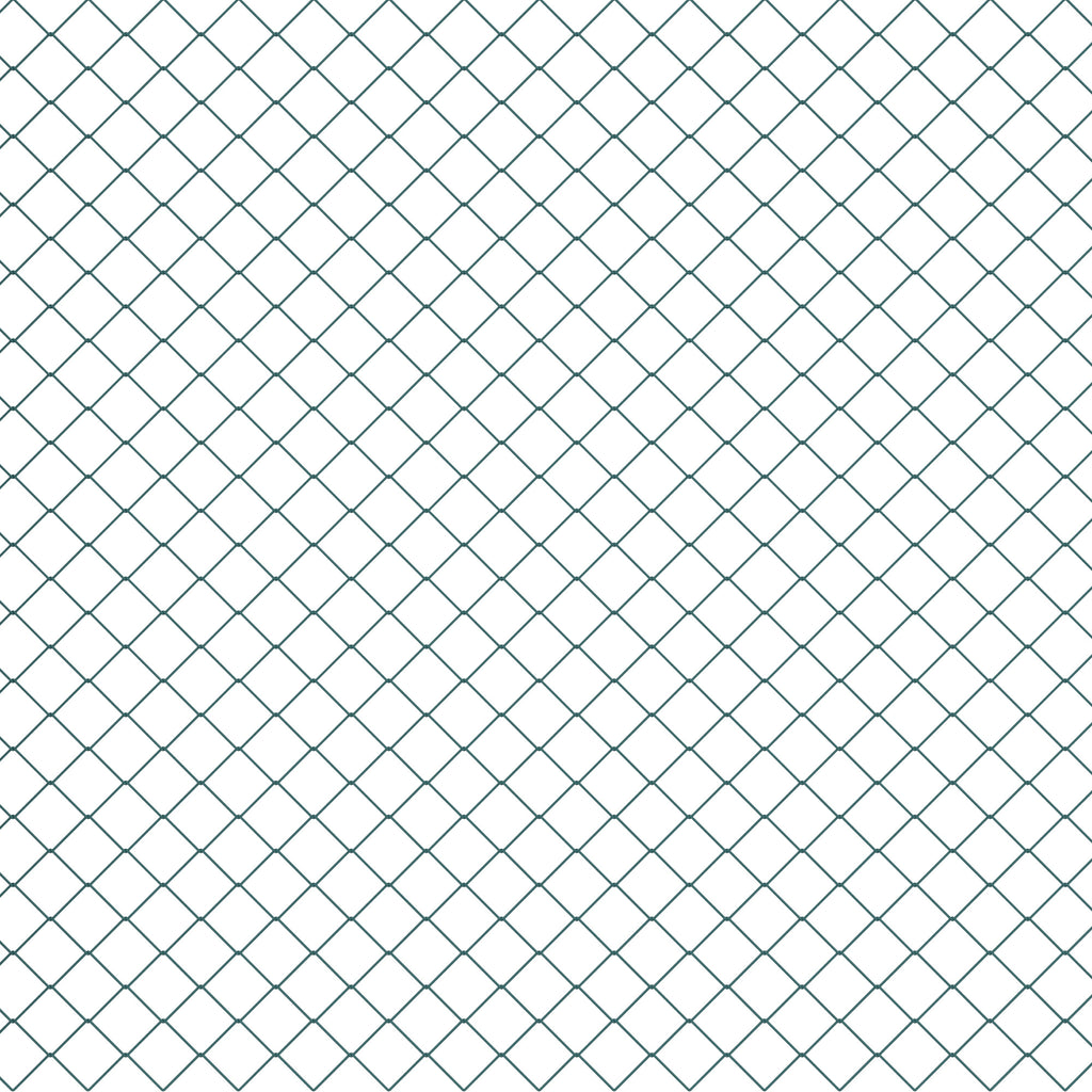 Steel and PVC Outdoor Fencing, 25m Roll, 1.7m Height, Green