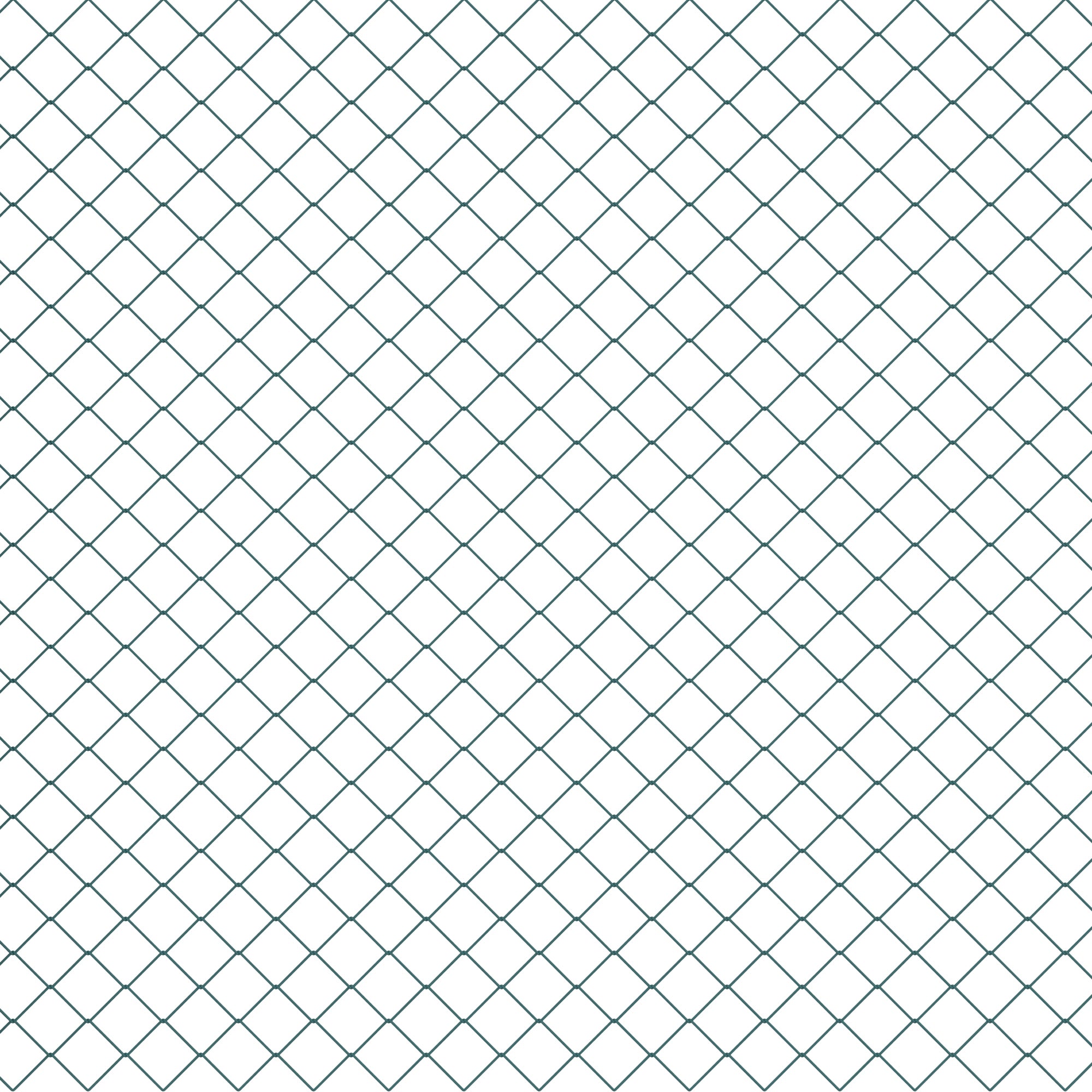 Steel and PVC Outdoor Fencing, 25m Roll, 1.7m Height, Green