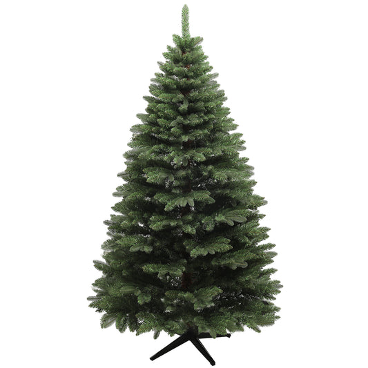 CHRISTMAS TREE - Artificial Christmas Tree with 1050 Branches and Folding Steel Base, Ø120x180 cm, Green