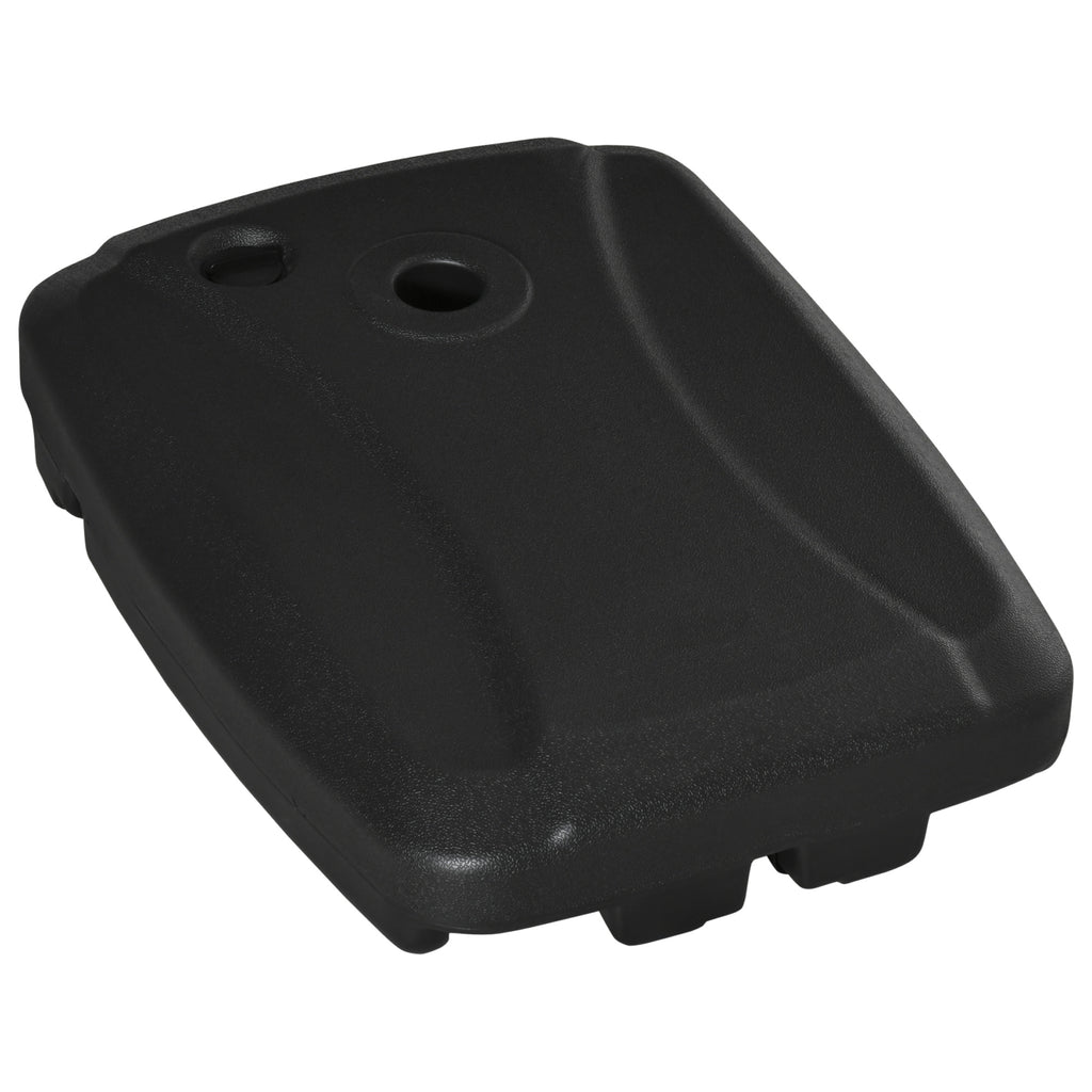Fillable Arm Umbrella Base up to 75kg with T-Base Included, 80x60x17cm, Black
