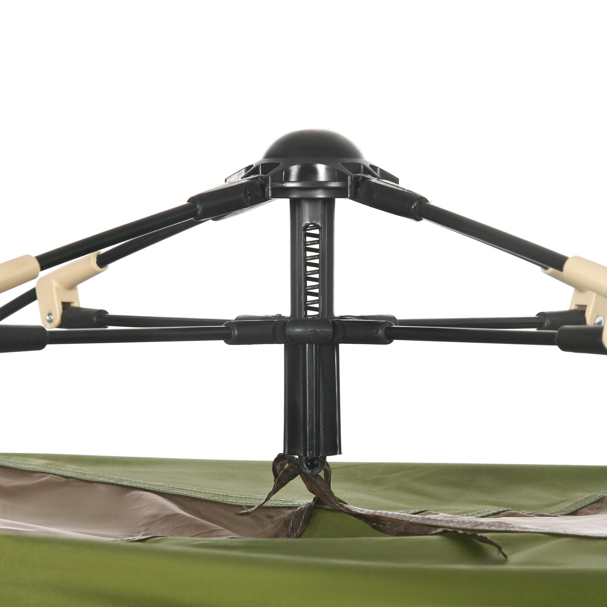 2-Person Camping Tent with Carrying Bag, Hooks for Lamps and Storage Pockets, 210x210x135 cm